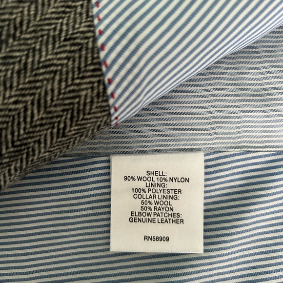 Men’s Herringbone fully lined blazer - Picture 10 of 14